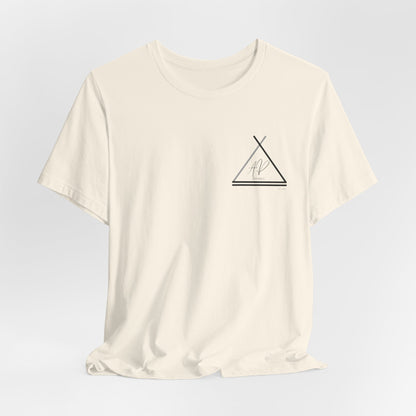 Minimalist Tee — Triangle Logo Graphic T-Shirt