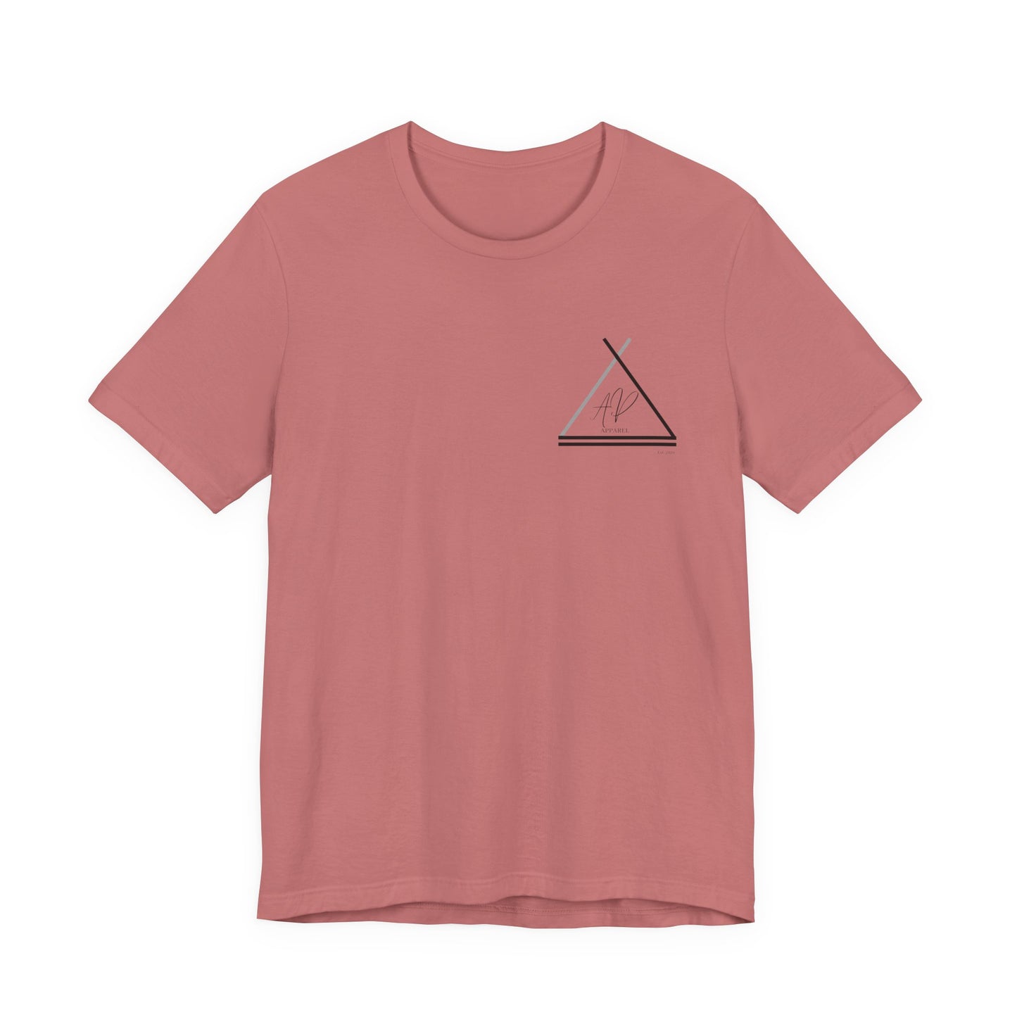 Minimalist Tee — Triangle Logo Graphic T-Shirt
