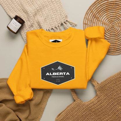 Alberta Premium Mountain Crewneck Sweatshirt