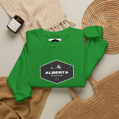 Alberta Premium Mountain Crewneck Sweatshirt