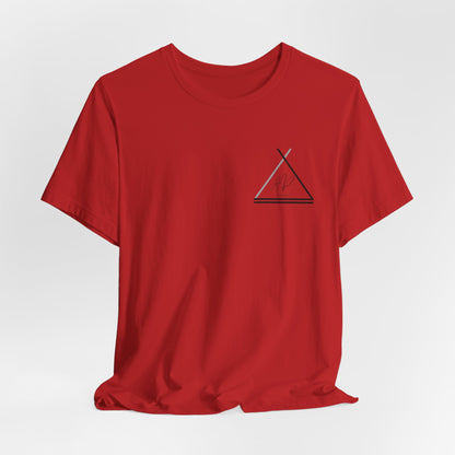 Minimalist Tee — Triangle Logo Graphic T-Shirt