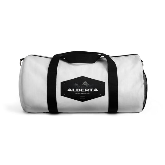 Classic White Duffel Bag — Spacious Travel & Gym Carryall