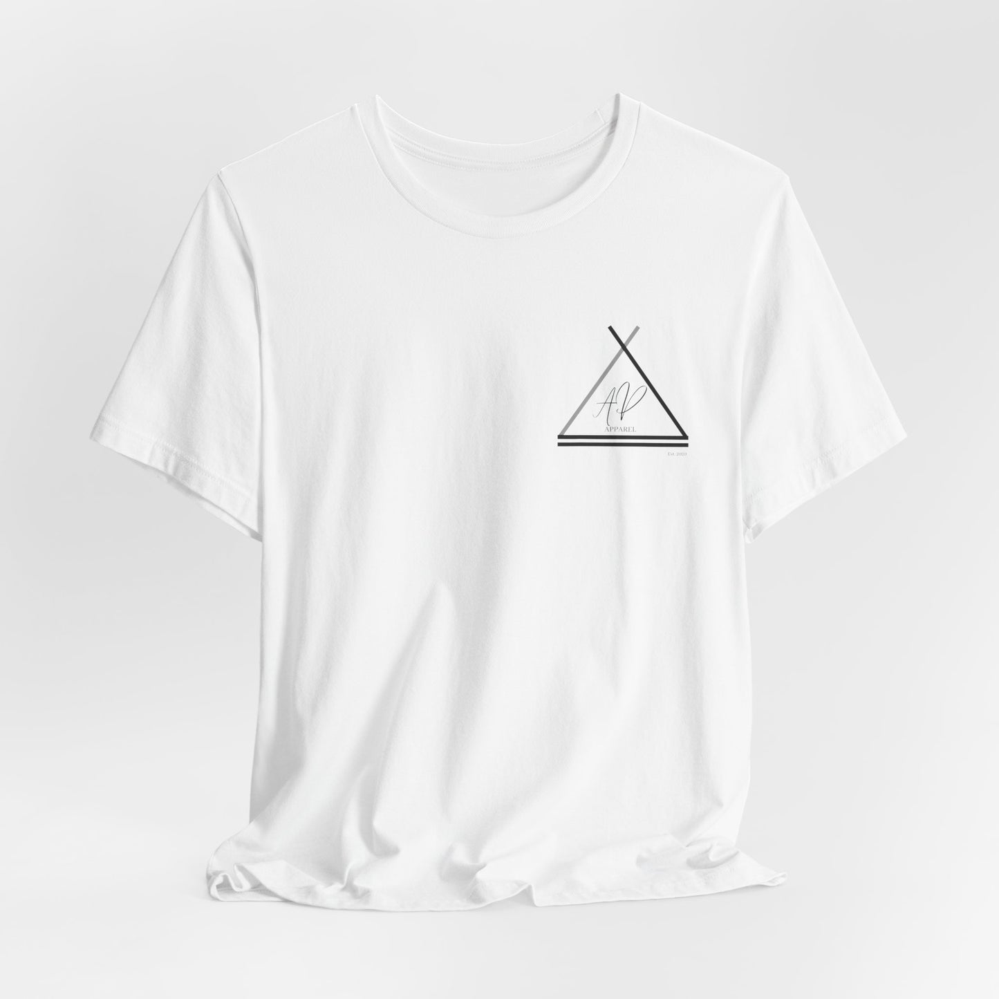 Minimalist Tee — Triangle Logo Graphic T-Shirt
