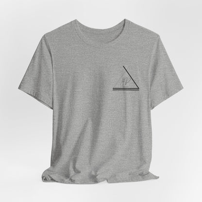 Minimalist Tee — Triangle Logo Graphic T-Shirt