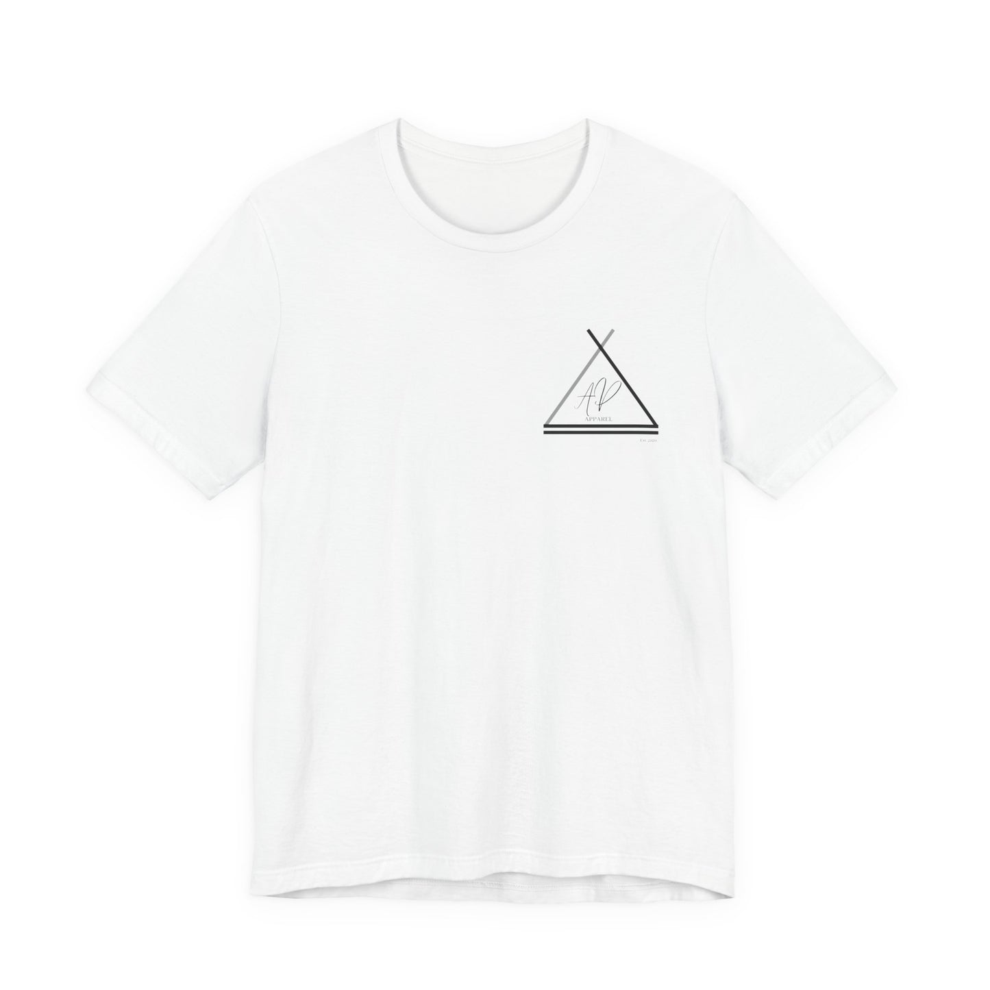 Minimalist Tee — Triangle Logo Graphic T-Shirt