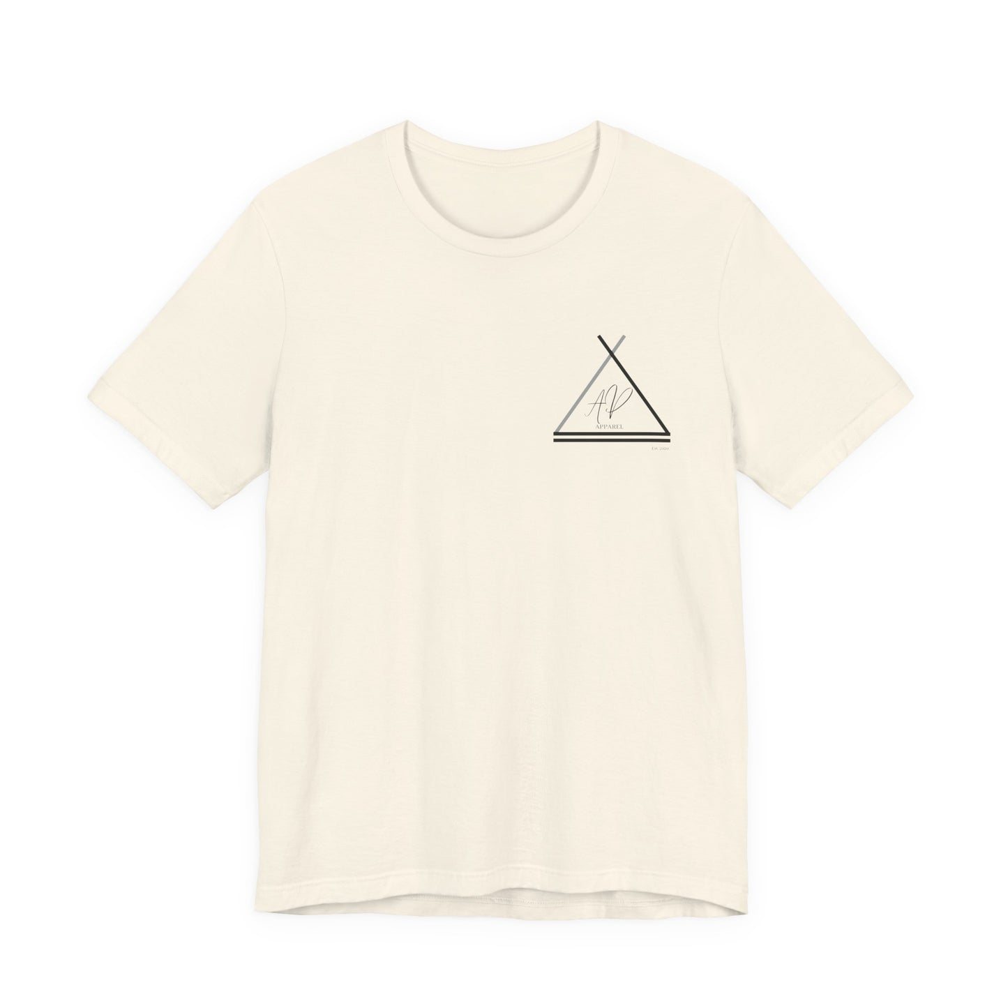 Minimalist Tee — Triangle Logo Graphic T-Shirt