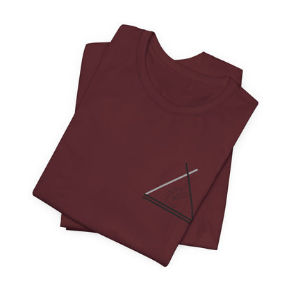 Minimalist Tee — Triangle Logo Graphic T-Shirt