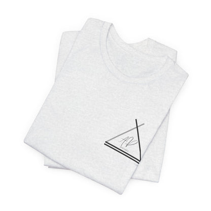 Minimalist Tee — Triangle Logo Graphic T-Shirt