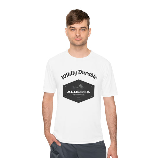 Alberta 'Wildly Durable' Moisture-Wicking Tee — Outdoor Mountain Graphic