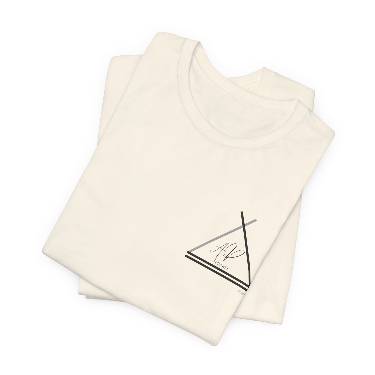 Minimalist Tee — Triangle Logo Graphic T-Shirt