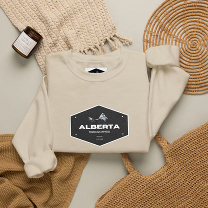 Alberta Premium Mountain Crewneck Sweatshirt