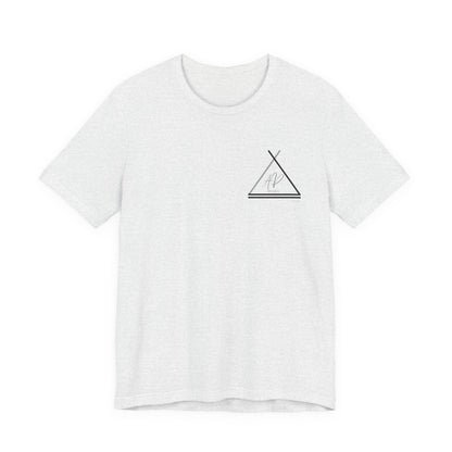 Minimalist Tee — Triangle Logo Graphic T-Shirt