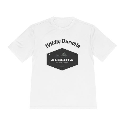 Alberta 'Wildly Durable' Moisture-Wicking Tee — Outdoor Mountain Graphic