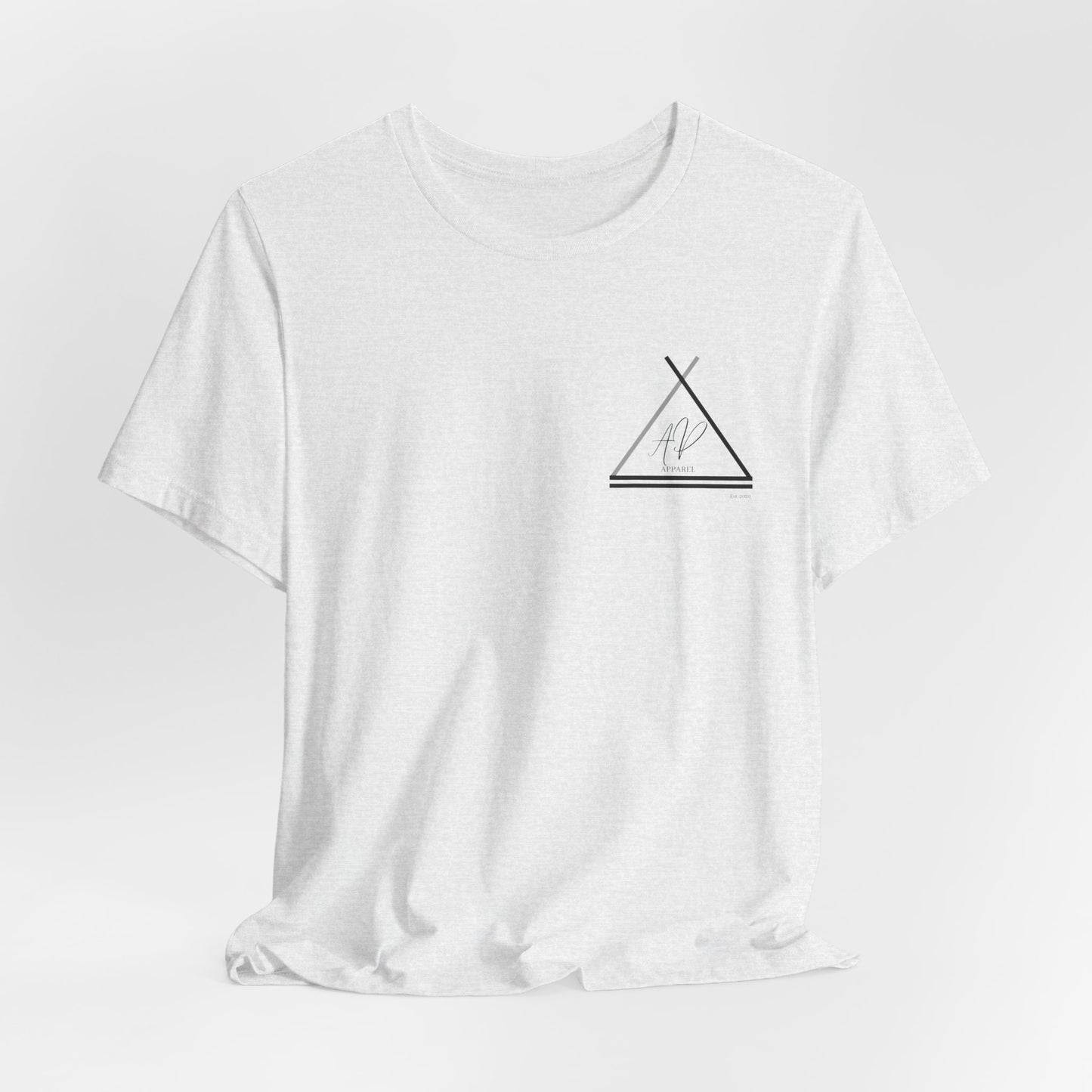 Minimalist Tee — Triangle Logo Graphic T-Shirt